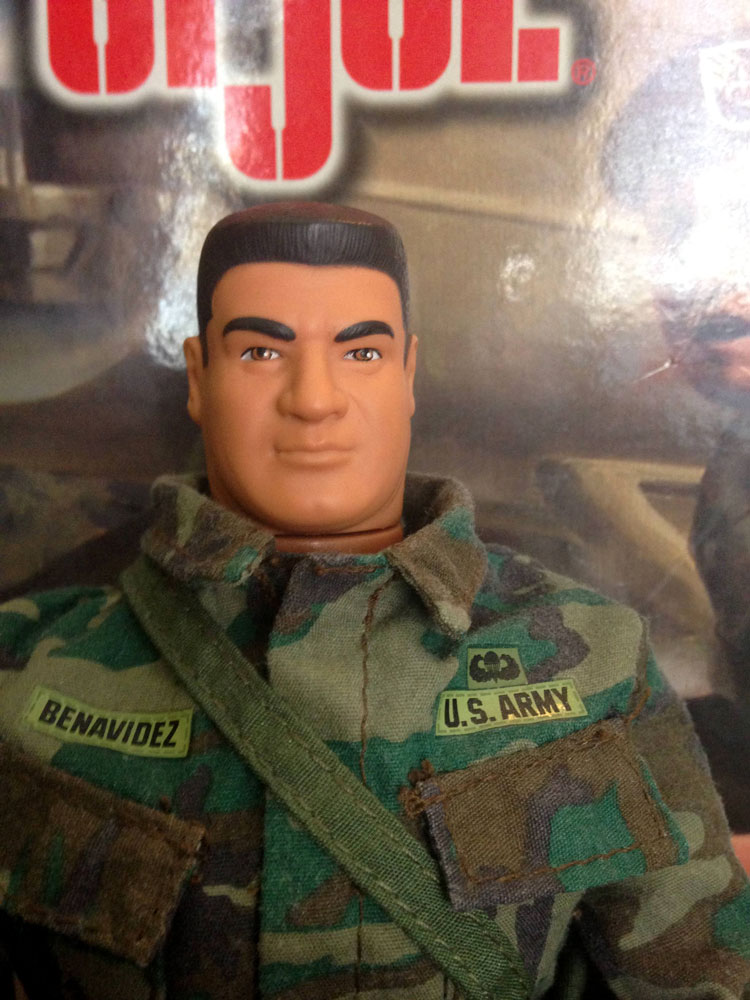 GI Joe Benavidez head sculpt 